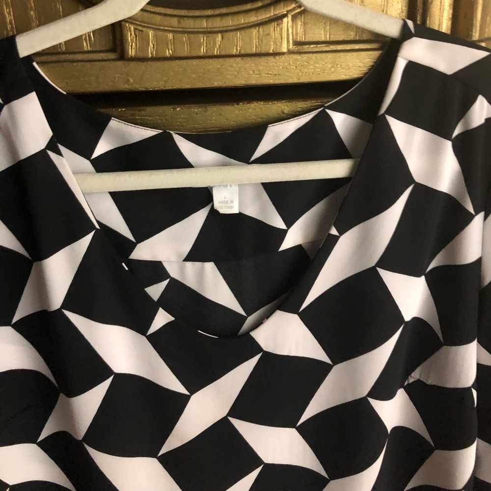 Black and White Tunic..